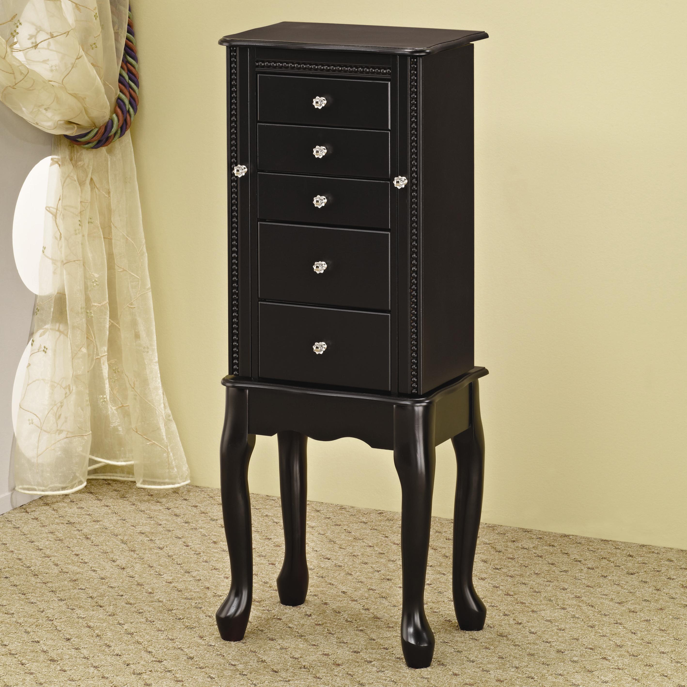 Coaster Jewelry Armoires 900139 Queen Anne Style Jewelry Armoire in